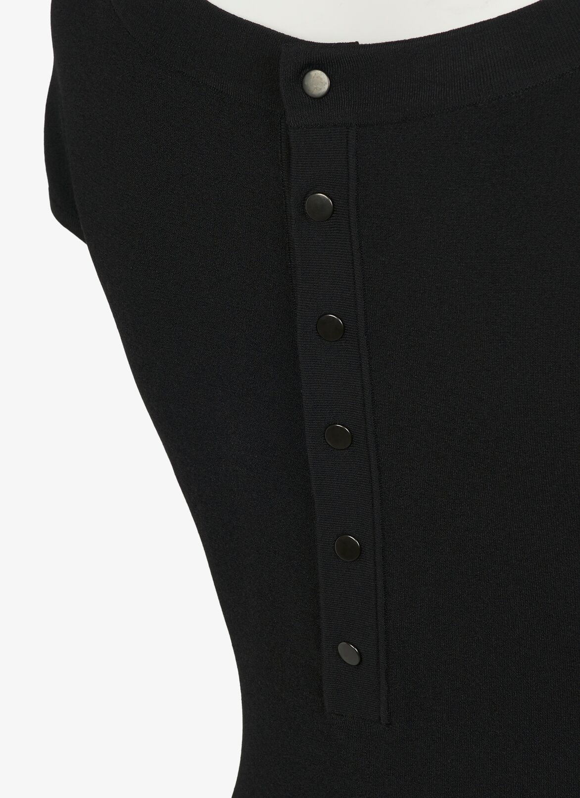 Short-Sleeved Bodysuit ALAÏA BLACK SHORT-SLEEVED BODYSUIT